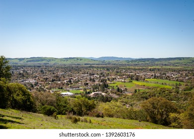 Looking Over Small Town Sonoma