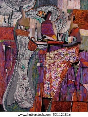 looking for partnerships with artdillers - contact facebookRoman Nogin. woman figure abstract. desktop background