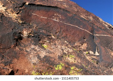 Looking For Petroglyphs In The Mountains Near St George, UT.