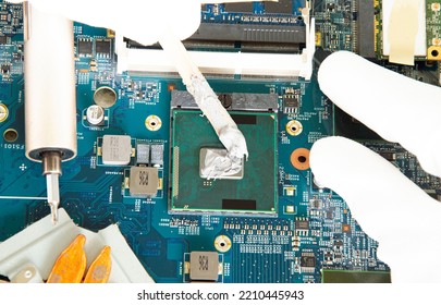 Looking At The Picture Above, CPU, Computer Motherboard, Electronic Motherboard Repair.