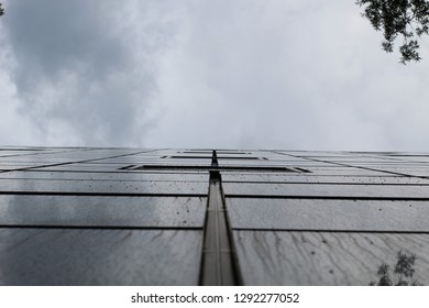 looking up side of building