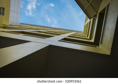 Looking up at the sky