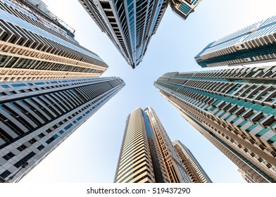 Blick auf Wolkenkratzer
