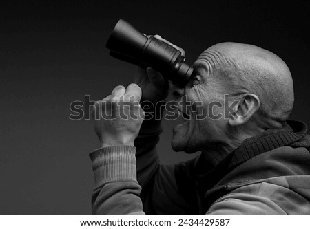 Similar – Image, Stock Photo search Binoculars