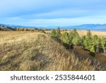 Looking toward Flathead Lake from the Flathead Lake Overlook Scenic Turnout S of Polson, MT 