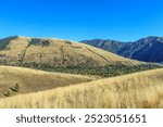 Looking toward Mt. Jumbo from Waterworks Ridge N of Missoula, MT 