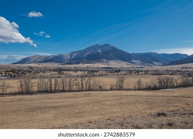 Looking toward Mt. Maurice in the Beartooth Mountains from Grizzly Peak Rd. W of Red Lodge, MT 