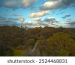 Looking towards Perth CBD from Matilda Bay Reserve