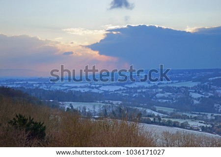 Similar – Image, Stock Photo a special sunset