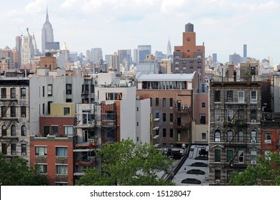 Looking Uptown From Houston Street, Lower Manhattan, New York, New York