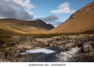 Looking Up The Valley To Goat Fell