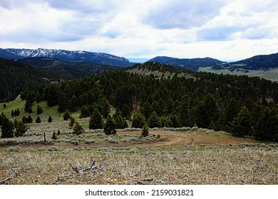 Looking W Toward Bozeman, MT From Bozeman Pass 