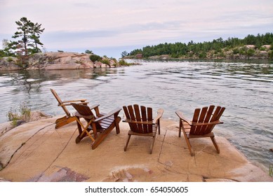 A Lookout At Lake Shore. Killarney. Ontario