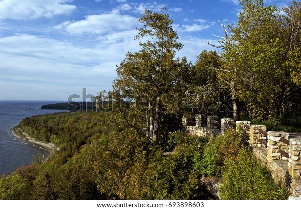 Lookout Over Peninsula State Park Door Stock Photo Edit Now