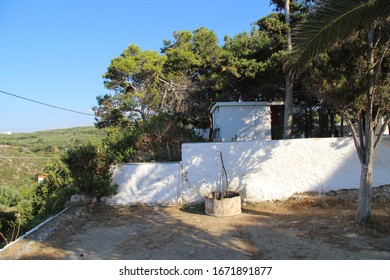 Lookout Point In Platanias In Crete