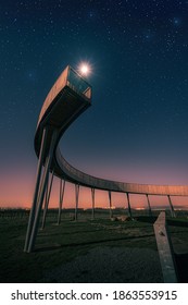 Lookout tower at Kobyli Vrch hill, South Moravia region - Czech republic.