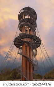 Lookout Tower In Schönbuch Near Herrenberg