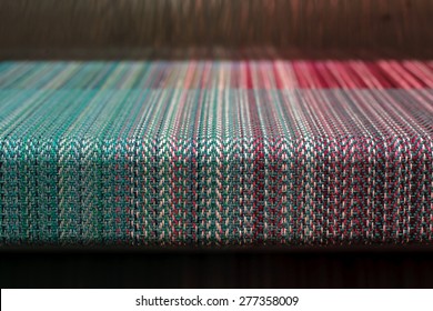 Loom Weaving Close Up Shot