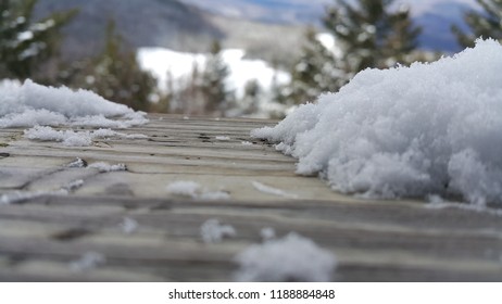 Loon Mountain Summit Deck Overlooking Loon Pond