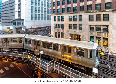 The Loop Long Circuit Of Elevated Rail That Forms The Hub Of The Chicago 