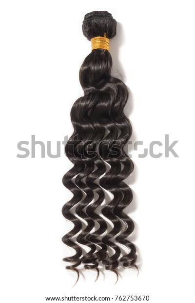 Loose Curly Black Virgin Human Hair Stock Photo Edit Now 762753670