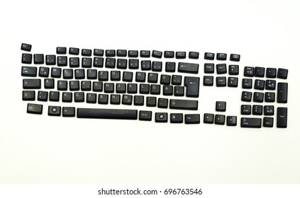 Loose Keys Of A Keyboard
