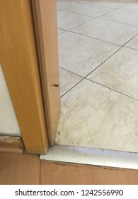 Loose Screw On The Door Causing Near Miss Scenario