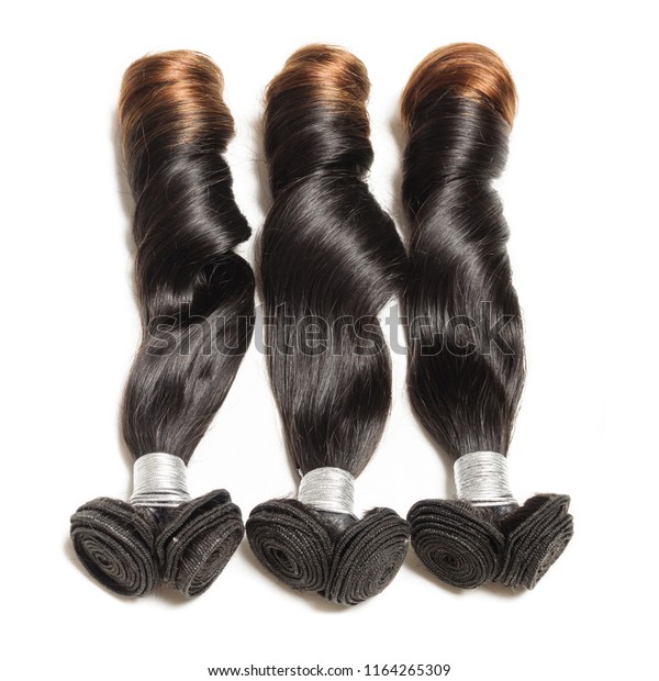 Loose Wave Two Tone Ombre Style Stock Photo Edit Now 1164265309