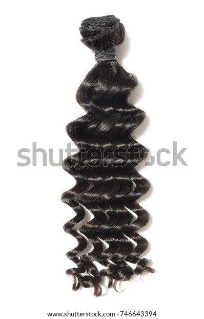 Loose Wavy Black Human Hair Weave Stock Photo Edit Now 746643394