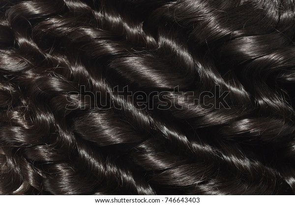 Loose Wavy Black Human Hair Weave Stock Photo Edit Now 746643403