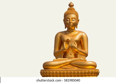 Lord Budha Statue Gold