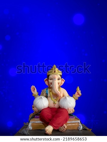 Lord Ganesha , Ganesha Festival , of Lord Ganpati background for Ganesh Chaturthi festival of India