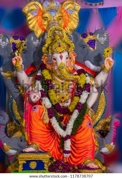 Lord Ganesha India Asia Stock Photo 1178738707 | Shutterstock