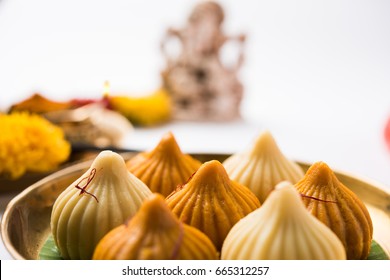 Lord Ganesha Pooja And Modak Food