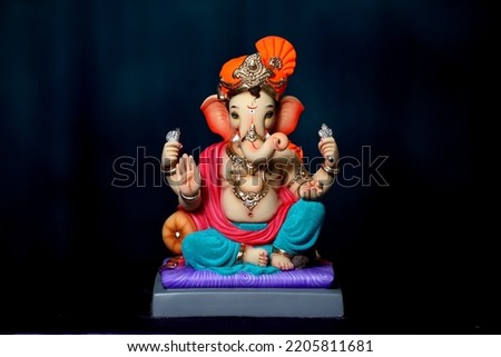  Lord Ganesha Statue. Indoor Photoshoot. beautiful art in festivel.