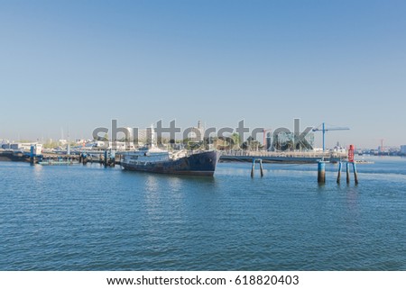 Lorient harbor, docks, Brittany