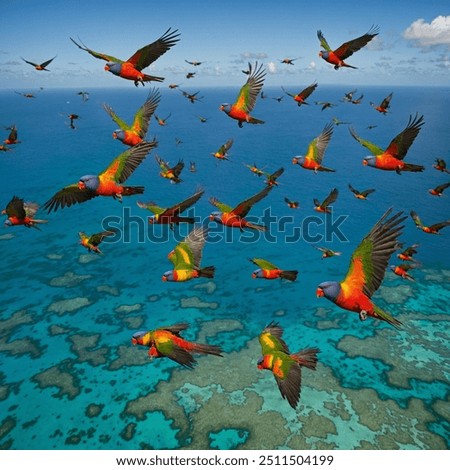 Lorikeets are vibrant, medium-sized parrots native to the Pacific region and Australia. Known for their striking plumage, playful personalities, 