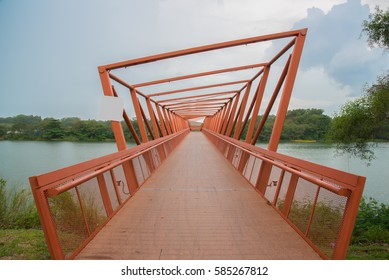 Lorong Halus Bridge, Lorong Halus Wetland Centre, Punggol Promenade Riverside Walk, Singapore