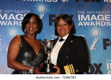 LOS ANGELES -  4: Roslyn M. Brock, Dr. Regina M. Benjamin In The Press Room Of The 42nd NAACP Image Awards At Shrine Auditorium On March 4, 2011 In Los Angeles, CA