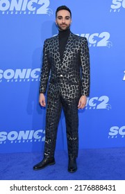 LOS ANGELES - APR 05: Lee Majdoub Arrives For  ‘Sonic 2’ Hollywood Premiere On April 05, 2022 In Westwood, CA