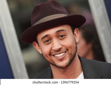 LOS ANGELES - APR 11:  Actor Tahj Mowry Arrives For The'Breakthrough' Los Angeles Premiere On April 11, 2019 In Westwood, CA