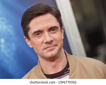 LOS ANGELES - APR 11:  Actor Topher Grace Arrives For The'Breakthrough' Los Angeles Premiere On April 11, 2019 In Westwood, CA