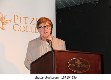 LOS ANGELES - APR 12:  Robert Redford At The Pitzer College And Robert Redford To Announce Breakthrough  At LA Press Club On April 12, 2014 In Los Angeles, CA