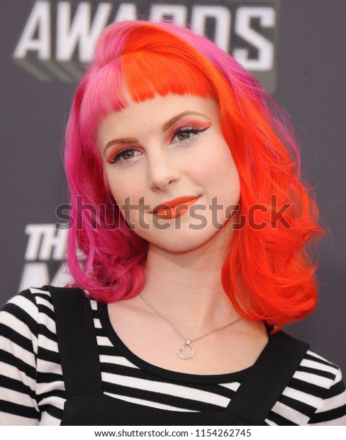Los Angeles Apr 14 Hayley Williams Stock Photo Edit Now 1154262745