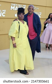 LOS ANGELES - APR 14:  LaTanya Richardson, Samuel L. Jackson at the They Call Me Magic Premiere Screening at Village Theater on April 14, 2022  in Westwood, CA