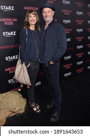 LOS ANGELES - APR 20:  Corbin Bernsen and Amanda Pays arrives for  "American Gods" Los Angeles Premiere on April 20, 2017 in Hollywood, CA
