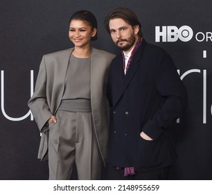 LOS ANGELES - APR 20:  Zendaya Coleman And Sam Levinson Arrives For The ‘Euphoria’ FYC Party On April 20, 2022 In Los Angeles, CA