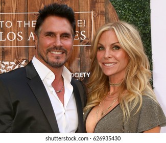 LOS ANGELES - APR 22:  Don Diamont, Cindy Ambuehl At The 2017 The Humane Society Gala At Parmount Studios On April 22, 2017 In Los Angeles, CA