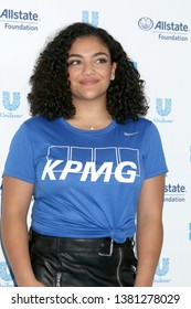 LOS ANGELES - APR 25:  Laurie Hernandez At The WE Day California At The Forum On April 25, 2019 In Los Angeles, CA