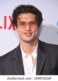 LOS ANGELES - APR 29:  Charles Melton Arrives For The Netflix 'The Last Summer' Premiere On April 29, 2019 In Hollywood, CA